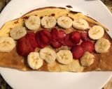 A picture of step 4 of Mixed Fruit Crepe Cake.