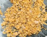 A picture of step 2 of Cornflakes french toast.