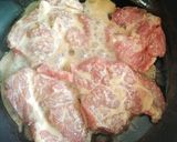 Fokhagymás tarja, petrezselymes burgonyával recept fázis 2 fotója