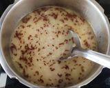 A picture of step 2 of Jeera rice and dal tadka.