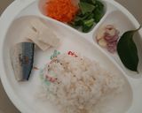 Foto langkah ke 1 dari resep Nasi Tim Ikan Kembung (MPASI 8+).
