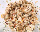 Hình bước làm 2 của món Chả viên từ sườn chay và bánh mì
