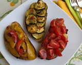 A picture of step 5 of Summer Vegetable Bruschetta.