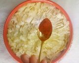 A picture of step 1 of Farali Pattice.