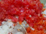Peceto con salsa criolla