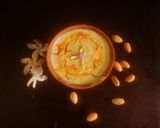 A picture of step 4 of Kesar pista doi.