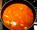 A picture of step 7 of Mike's Southwestern Chicken Soup.