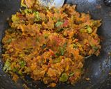 A picture of step 3 of Pavbhaji Stuffed Grilled Dhokla Sandwich No Bread Sandwich (Never Ever Yet Published Unique Recipe).