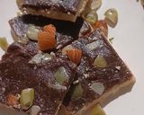A picture of step 13 of Khoya Chocolate Barfi.