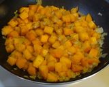 A picture of step 1 of Squash & chickpea curry.