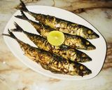 A picture of step 7 of Grilled mackerel fish.