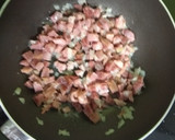 Foto del paso 3 de la receta: Guisantes con jamón