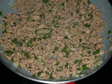 Espaguettis con carne picada