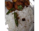 A picture of step 3 of Borir jhal Sundried urad dal lentil curry.