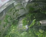 A picture of step 1 of Green Fenugreek leaves saag/ Methi saag ☘️☘️💚.