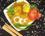 A picture of step 5 of Egg Biryani.