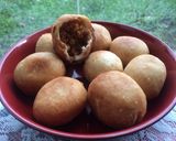 Foto langkah ke 6 dari resep Roti Goreng Isi Abon Sapi.
