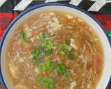 A picture of step 4 of Hot and sour soup.