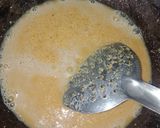 A picture of step 4 of Moong dal halwa.