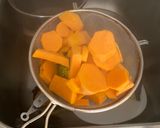 Édesburgonyás sült brokkoli, tejszínesen recept fázis 2 fotója