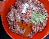 Foto del paso 1 de la receta: Hamburguesa rellena gigante!