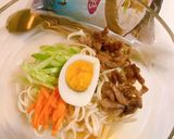 รูปขั้นตอนการทำที่ 3 ของ บะหมี่เย็นบลูโกกิ Naengmyeon🍜style by barbie👩🏼🍳