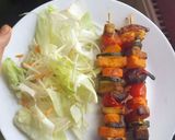 Vega tofu saslik recept fázis 5 fotója