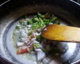 A picture of step 2 of Soya masala.