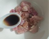 A picture of step 2 of Chicken Shaslik stick.
