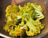 A picture of step 1 of Broccoli Fritters or Broccoli Pakora.