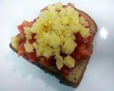 A picture of step 5 of Bruschetta.