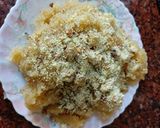 A picture of step 1 of Semolina dry fruit halwa.