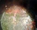 A picture of step 3 of chicken and sausage stew.