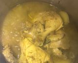 Foto del paso 3 de la receta Pollo con papas y guisantes
