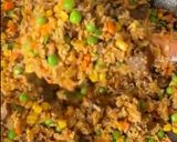 A picture of step 8 of Fried Rice with Leftover Lamb Skewers.