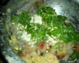 A picture of step 4 of Raw banana seekh kabab.