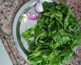 A picture of step 1 of Creamy Spinach Soup.