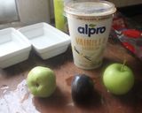 Foto del paso 1 de la receta Yogurt de vainilla con fruta