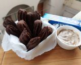 A picture of step 11 of OREO Churros.