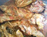 A picture of step 5 of Vegetable rice,chicken,managu #maindish#teamalpha#luhyalocaldish.