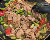 A picture of step 5 of Seasame, miso and ginger chicken.