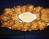 A picture of step 5 of Potato fritters latkes.