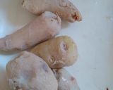 A picture of step 1 of Masala Arbi.