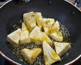 A picture of step 3 of No Onion No Garlic Raw Jackfruit Curry.