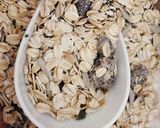 Foto langkah ke 1 dari resep Healthy Coffee muesli Cookies #TanzaniaMuriba #StarbucksReserve coffee beans.