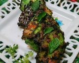 ग्रीन पेस्तो फिश फ्राई(green posto fish fry recipe in hindi) रेसिपी चरण 6 फोटो