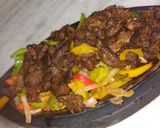 A picture of step 5 of Sizzling Steak Fajitas.