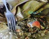 Foto langkah ke 7 dari resep Pepes Ikan daun ubi.