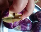 A picture of step 4 of Stuffed Achari Eggplant (Stuffed Achari Baingan).