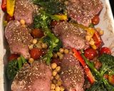 A picture of step 3 of An inspired Za’atar chicken.